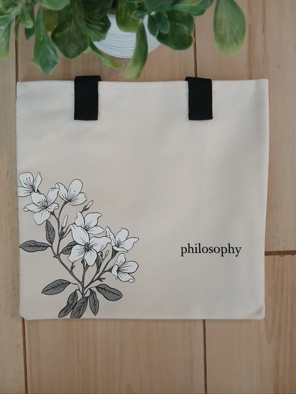 NWT Philosophy Sweet Vanilla Fig Body Lotion  & Philosophy Tote Bag